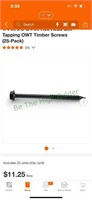 1/4"x3-3/4” timber screws