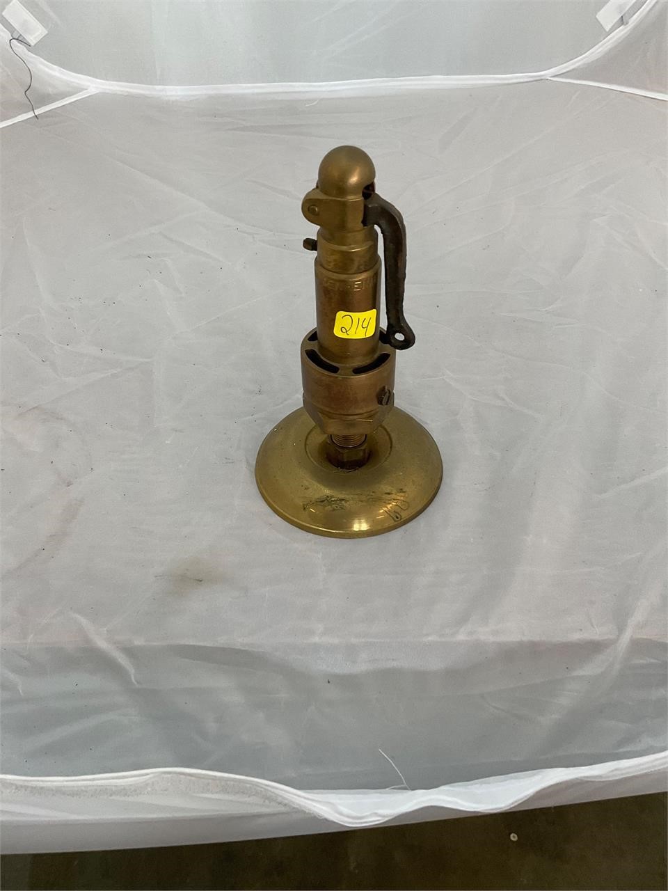 Lunkenheimer 100lb Brass Steam Whistle