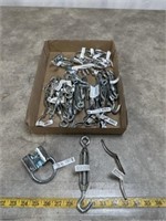 Assortment of Hardware, Hitch Ring Mounts,