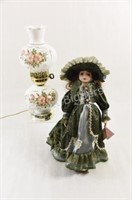 Cathy Depot Limited Edition Porcelain Doll & Lamp