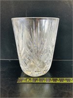 Pressed lead glass vase
