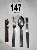 Antique German Wwii Eating Utensils