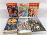 (6) VHS Tapes Richie Rich & River Dance The Show