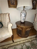 Antique French Side Table, Round