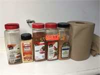Spices & Paper Towel