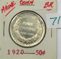 Wonderful Silver 1920 Maine Half Dollar