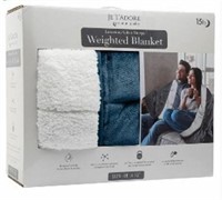 Je T'adore 15 lb. Velvet Sherpa Weighted Blanket