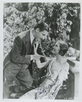 Loretta Young signed movie photo. GFA Authenticate