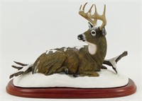 * Deer Statue Winter Stag by Bob Travers