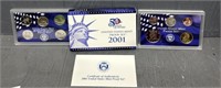 2001 Proof Set w/ State 5 State Quarters