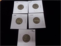 5-1935 Buffalo Nickels
