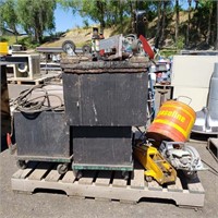 (3) Rolling Boxes, Jack, Jumper Cables, Hitch