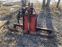 2 bale swivel grab for excavator, needs a bearing