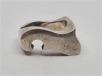 Oscar, Modernist Sterling Silver Ring