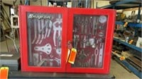 Red Display Case W/ Snap On Misc. Puller's