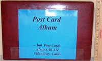 POST CARD ALBUM -  100 -  MOSTLY VALENTINES