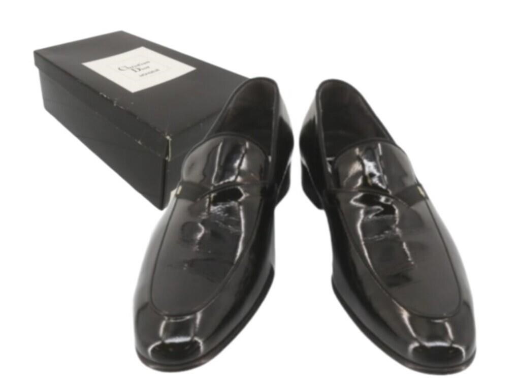 Christian Dior Men Black Loafers