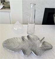 Glass & Silver Leaf
