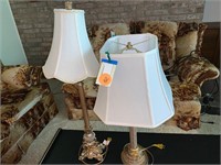 PAIR OF GREAT LAMPS SHADES ARE FAB!