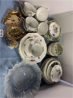 Assorted Chinaware: Cups, Saucers,