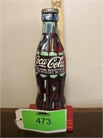 Coca-Cola iron doorstop