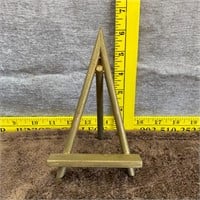Gold Colored Small Easel Picture Holder