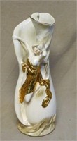 Art Nouveau Period Royal Dux Porcelain Vase.