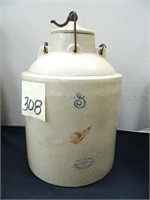 Red Wing 3 Gal. Ball Lock Jar w/ Bail Handle & Lid