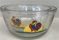 Rooster stackable bowls