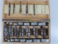 Milling Bits in Wooden Box