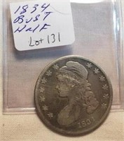 1834 Bust Half Dollar