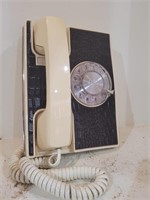 Western Electric Leather Face Wall/ Desk Phone