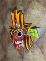 Small decorative Tribal like mask wall art