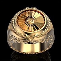 Men's Gold Plated Ring, Size 7