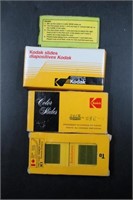 VINTAGE KODAK SLIDES AND CARD GAME