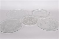 Decorative Glass Serving Platters