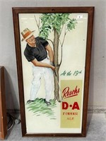 Superb Original Reschs D.A Dinner Ale Sign