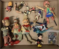 Flat of Vintage Toys