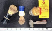 Vintage Barber Brushes