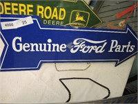 FORD PART ENEAMEL ARROW SIGN