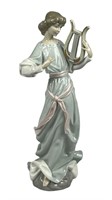 Lladro- Angel with Lyre 5949 Porcelain Figurine