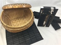 Asian Basket and Abacus