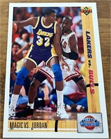 1991 Magic vs Jordan Upper deck #34
