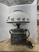 Antique metal Dragon lamp