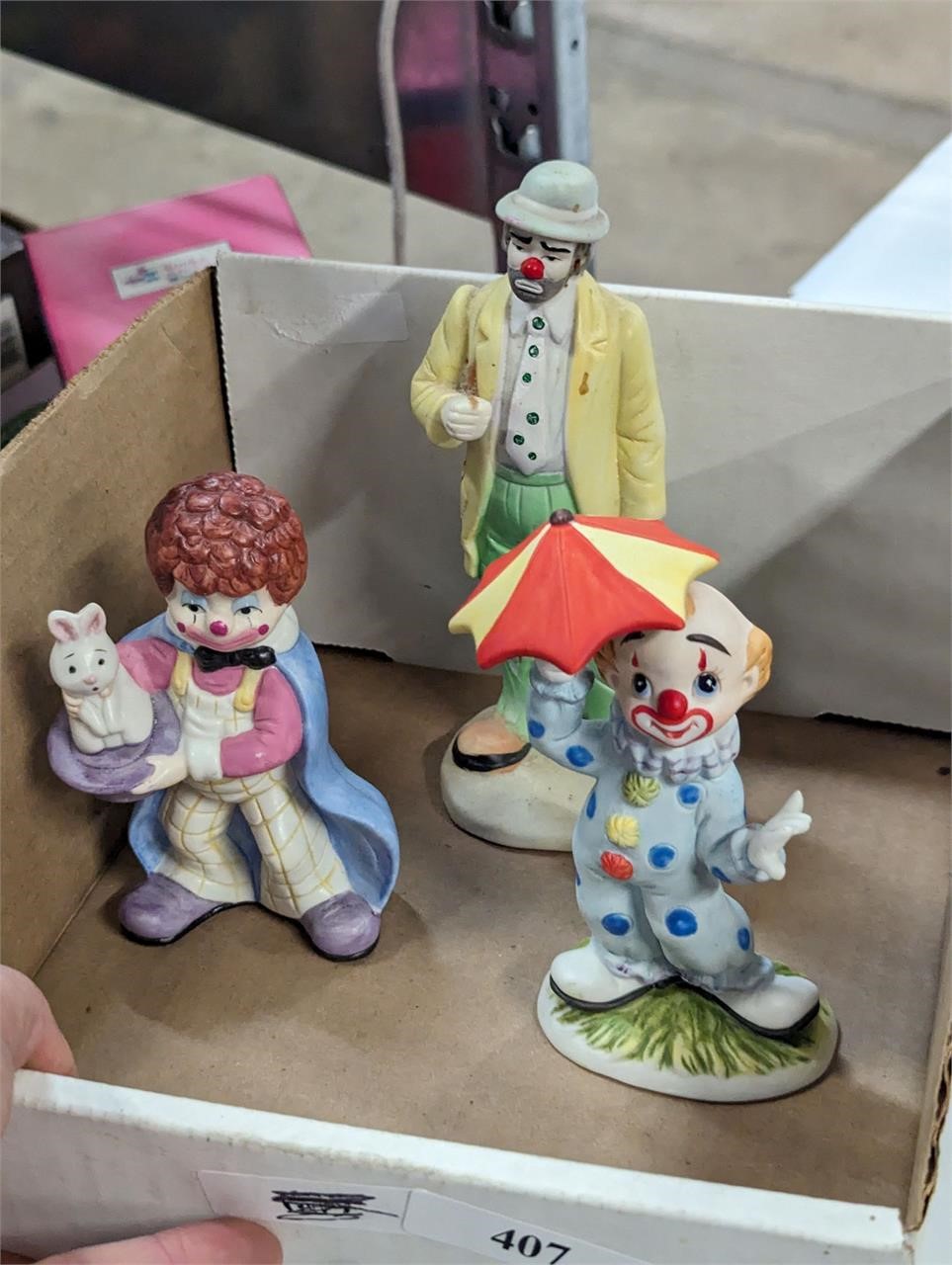 Porcelain clown lot