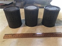 3 Vintage Cans of Military Grease