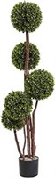 Nearly Natural 4ft. Boxwood Topiary Tree Uv
