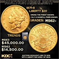 ***Auction Highlight*** 1871-s Gold Liberty Double