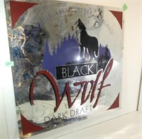 Black Wolf Poster 36x36 used