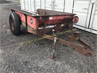 MASSEY FERGUSON PULL TYPE TRAILER W/ PINTLE HITCH